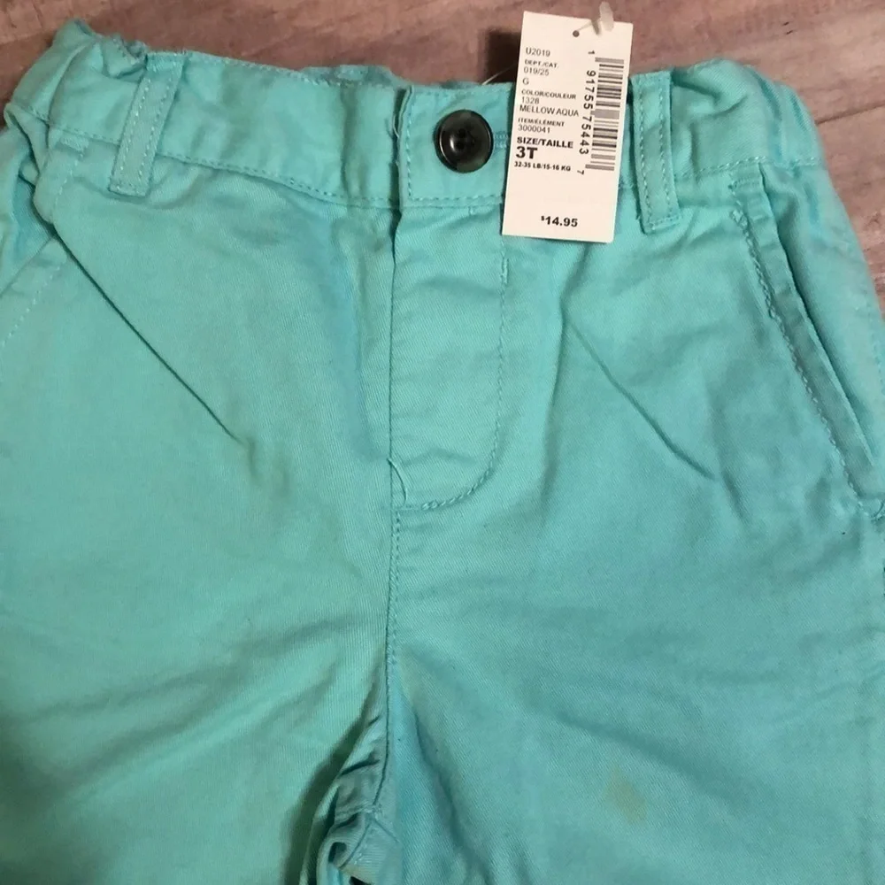The Place (new)short set., aqua, size 3-4